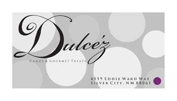 DULCEZ  candy business card