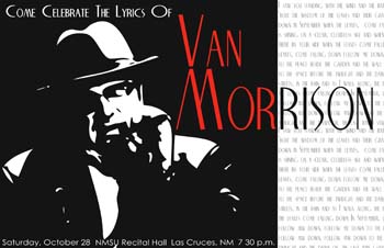 van morrison poster